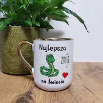 Elegancki kubek „Najlepsza żmija na świecie” 330 ml/400 ml