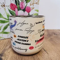 Eleganter Becher „My Cup of Awesomeness“ 330 ml/400 ml