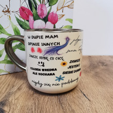 Eleganter Becher „My Cup of Awesomeness“ 330 ml/400 ml