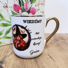 Eleganter Becher „Hexen – Ruda“ 330 ml/400 ml – Perfekt als Geschenk