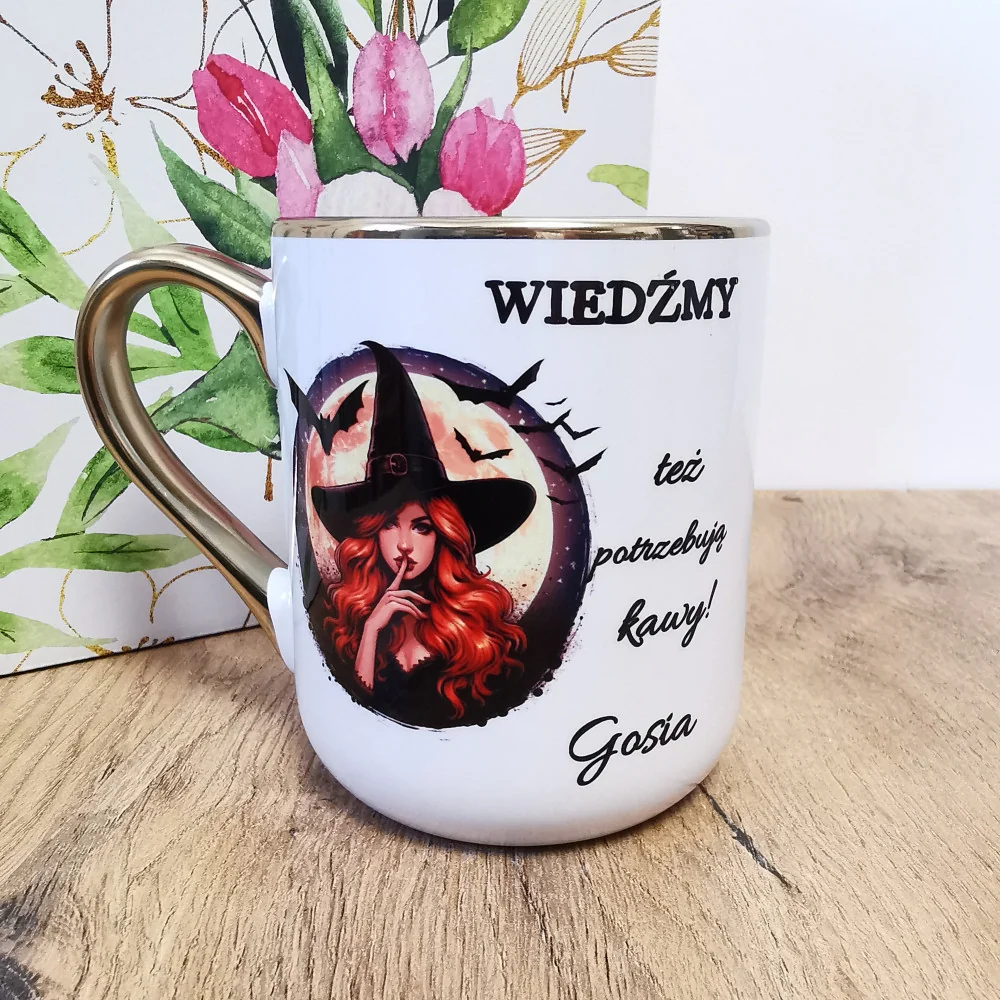 Eleganter Becher „Hexen – Ruda“ 330 ml/400 ml – Perfekt als Geschenk