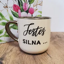 Kubek - Jesteś silna... Zawsze dasz rade elegancki 330ml/400ml