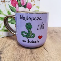 Elegancki kubek „Najlepsza żmija na świecie” 330 ml/400 ml