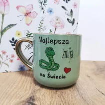 Elegancki kubek „Najlepsza żmija na świecie” 330 ml/400 ml