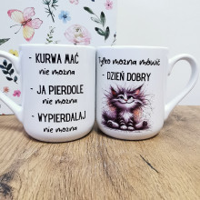 Kubek „Kurwa mać, nie można” – humorystyczny i personalizowany kubek ceramiczny