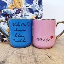 Kubek - Będę cię wkurwiać do końca elegancki 330ml/400ml
