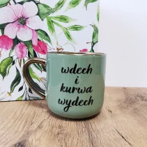 Tasse – „Inhale and Fucking Exhale/Good Fucking Morning“, elegant, 330 ml/400 ml