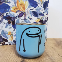 Kubek - "No kurwa HIT/Pojebie mnie zaraz" elegancki 330ml/400ml | Prezent z złotymi zdobieniami