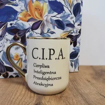 Kubek - "C.I.P.A cipa" elegancki 330ml/400ml
