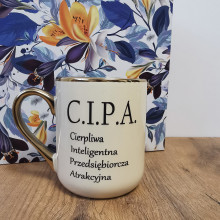 Kubek - "C.I.P.A cipa" elegancki 330ml/400ml