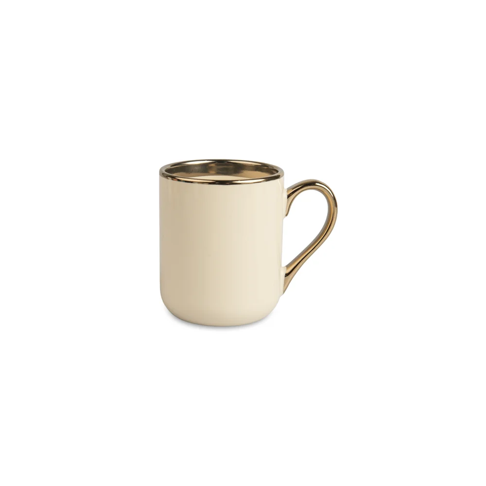 Eleganter Cremebecher - eigener Text, 330 ml
