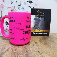 Kubek NEON 'Moje Zaklęcia' – Magiczny Kubek 330ml lub 450ml