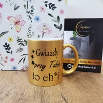 Kubek - Gwiazdy przy tobie to ... perłowy 330ml