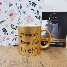Kubek - Gwiazdy przy tobie to ... perłowy 330ml