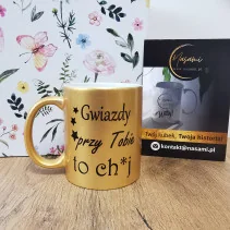 Kubek - Gwiazdy przy tobie to ... perłowy 330ml