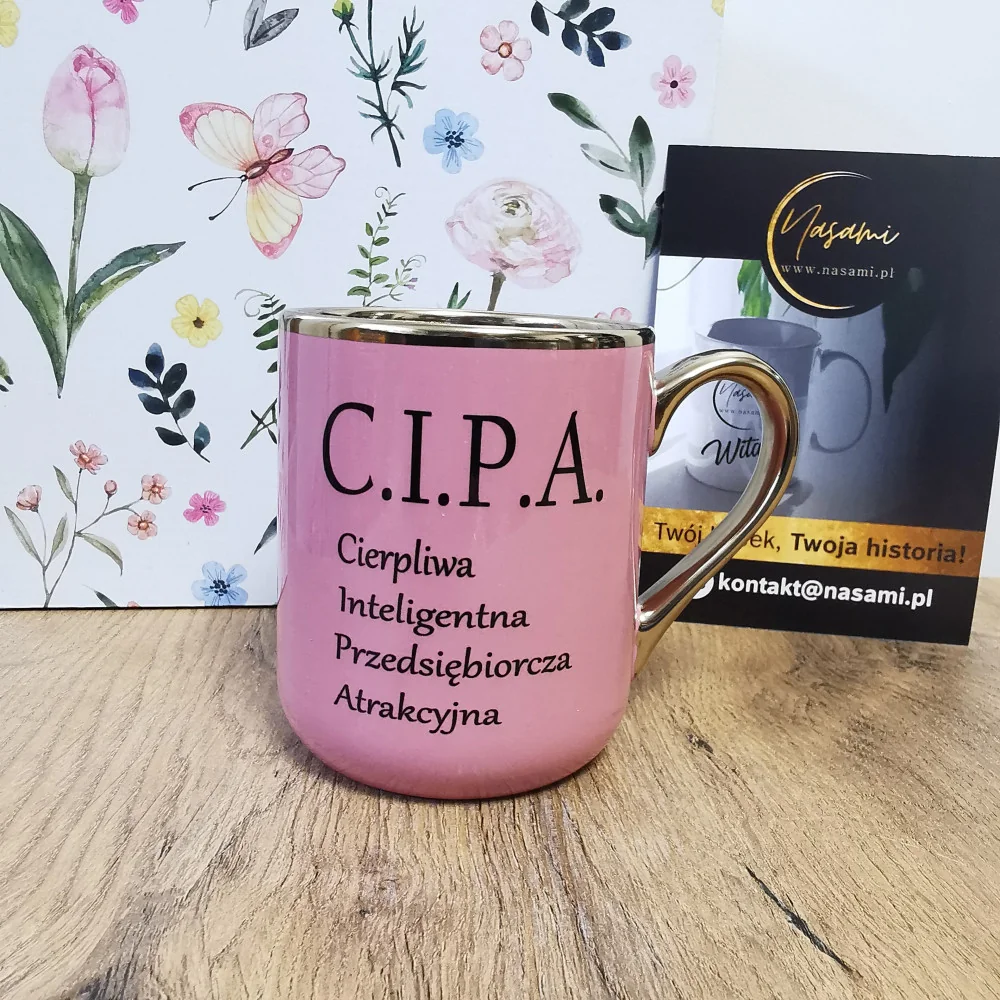 Kubek - "C.I.P.A cipa" elegancki 330ml/400ml