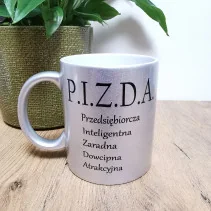 Kubek - P.I.Z.D.A perłowy 330ml