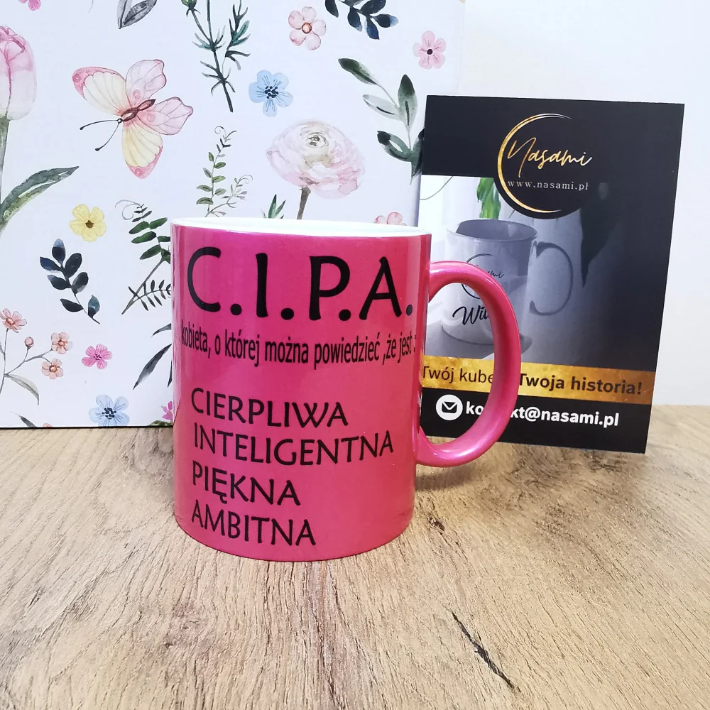 Kubek - C.I.P.A cipa perłowe 330ml