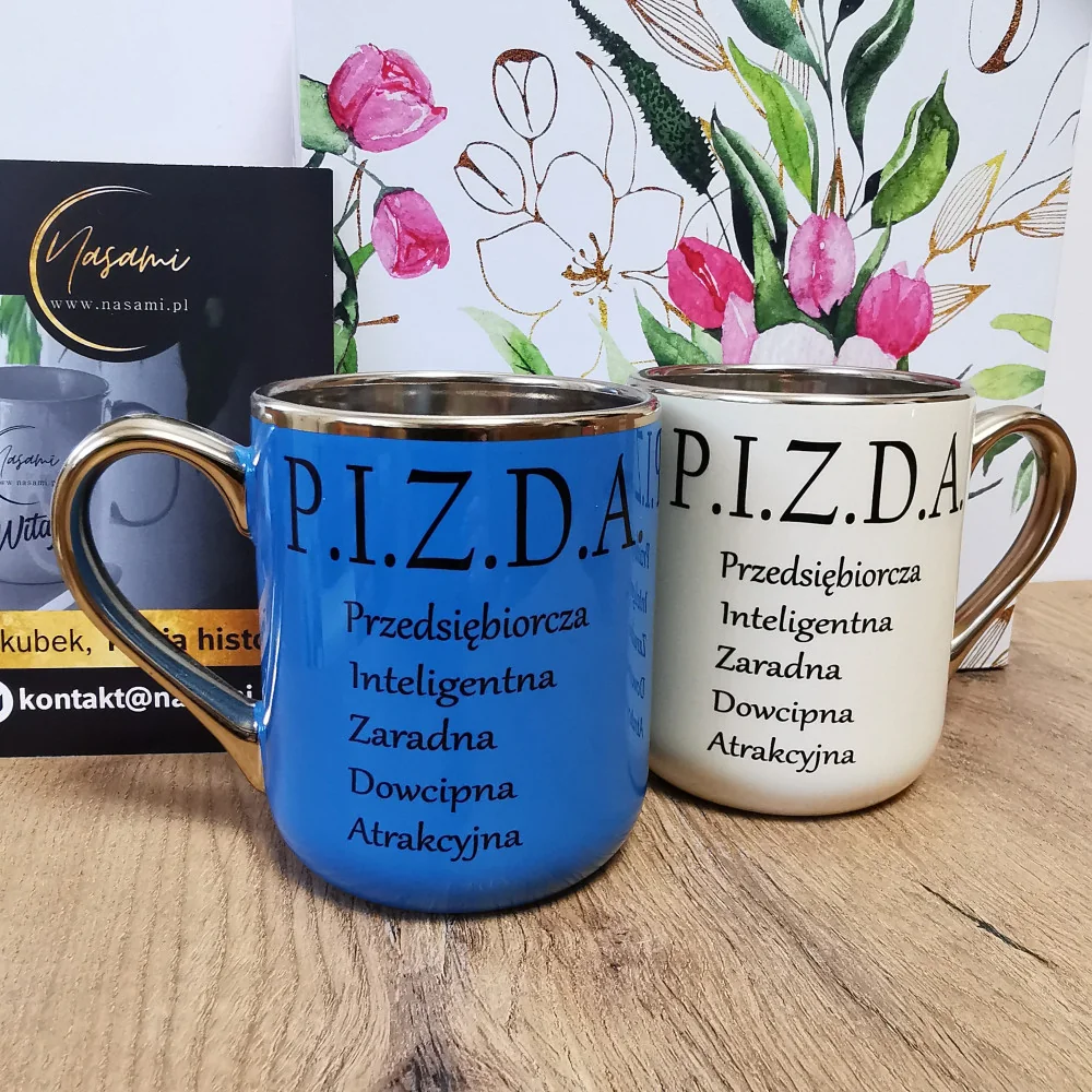Kubek - P.I.Z.D.A. elegancki 330ml/400ml