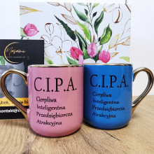 Kubek - "C.I.P.A cipa" elegancki 330ml/400ml