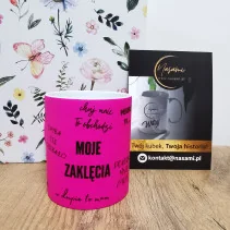 Kubek NEON 'Moje Zaklęcia' – Magiczny Kubek 330ml lub 450ml