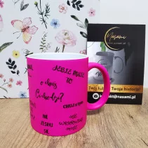 Kubek NEON 'Moje Zaklęcia' – Magiczny Kubek 330ml lub 450ml