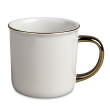 Retro-Becher mit Golddekor 300ml