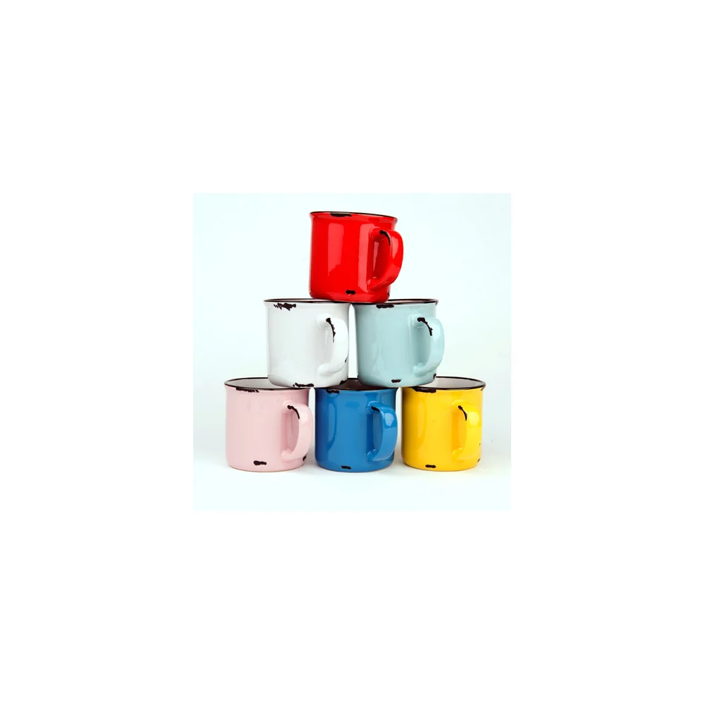 Retro-Becher 280ml - Ihr eigener Text