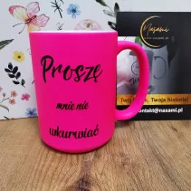 NEON-Tasse – „Der Manager dieses Zirkus/Bitte verärgern Sie mich nicht“ 330/450 ml
