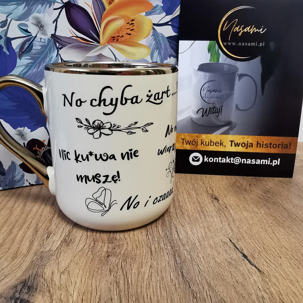 Eleganter Becher 'I don't believe it' 330ml/400ml | Ein Geschenk mit Humor
