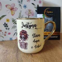 Eleganter Becher 330ml/400ml | Ein Geschenk mit Humor