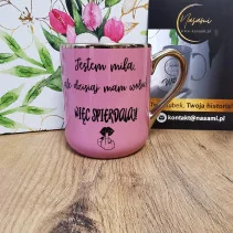 Elegante Tasse „Mir geht es gut, aber ich habe heute frei! ALSO FUCK OFF!“ 330 ml/400 ml