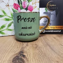 Eleganter Becher „Der Manager dieses Zirkus/Bitte verärgern Sie mich nicht“ 330ml/400ml | Ein Geschenk mit Humor