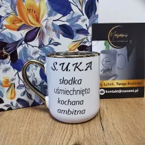 Kubek - "S.U.K.A. suka" elegancki 330/400ml