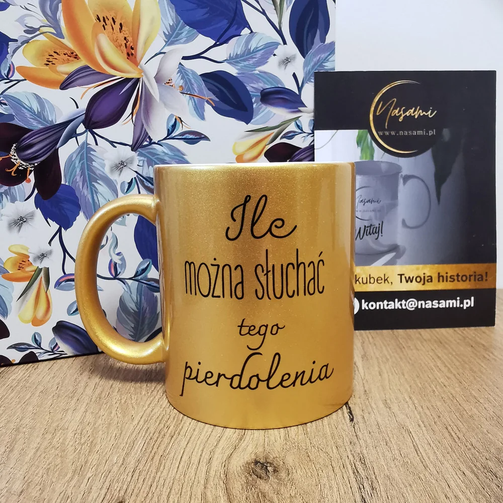 Tasse – „Wie lange kannst du dir diesen Bullshit anhören?“ 330 ml Perle