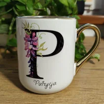 Elegancki Kubek z Literą + Twoje Imię – 330 ml / 400 ml