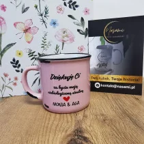 Retro-Tasse „Danke, dass du meine nicht-biologische Schwester bist“ + Namen 280 ml
