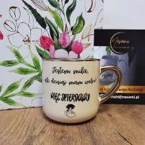 Elegante Tasse „Mir geht es gut, aber ich habe heute frei! ALSO FUCK OFF!“ 330 ml/400 ml