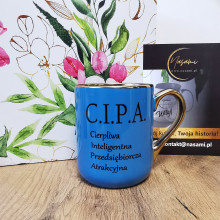 Kubek - "C.I.P.A cipa" elegancki 330ml/400ml