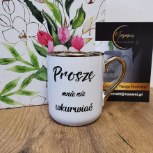 Eleganter Becher „Der Manager dieses Zirkus/Bitte verärgern Sie mich nicht“ 330ml/400ml | Ein Geschenk mit Humor