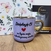 Elegancki Kubek "Dziękuje ci za bycie moją niebiologiczną siostrą" – 330 ml / 400 ml
