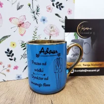 Elegancki Kubek "Świadek wesele" – 330 ml / 400 ml