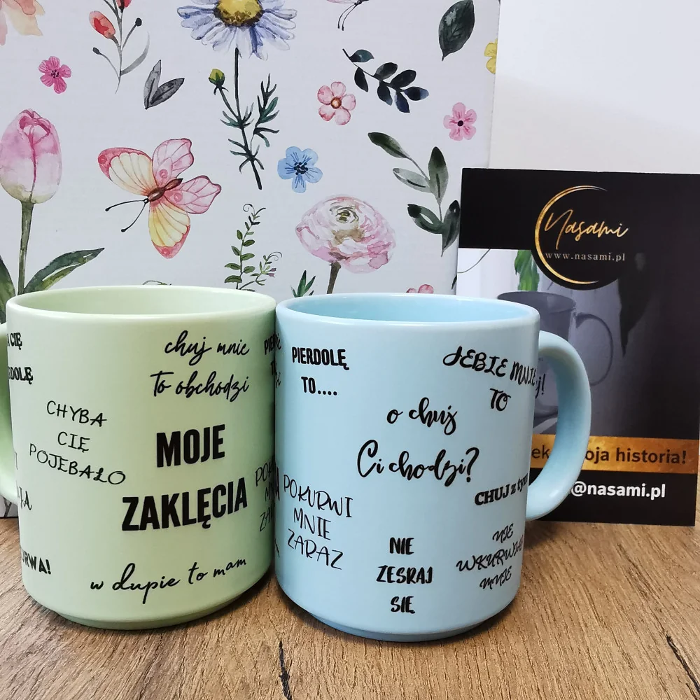 Kubek Pastelowy 'Moje Zaklęcia' 330ml