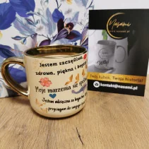 Elegancki Kubek "Moje afirmacje" – 330 ml / 400 ml