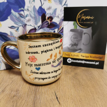 Elegancki Kubek "Moje afirmacje" – 330 ml / 400 ml
