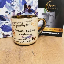 Elegancki Kubek "Moje afirmacje" – 330 ml / 400 ml