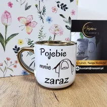 Elegancki Kubek "Pojebie mnie zaraz" – 330 ml / 400 ml