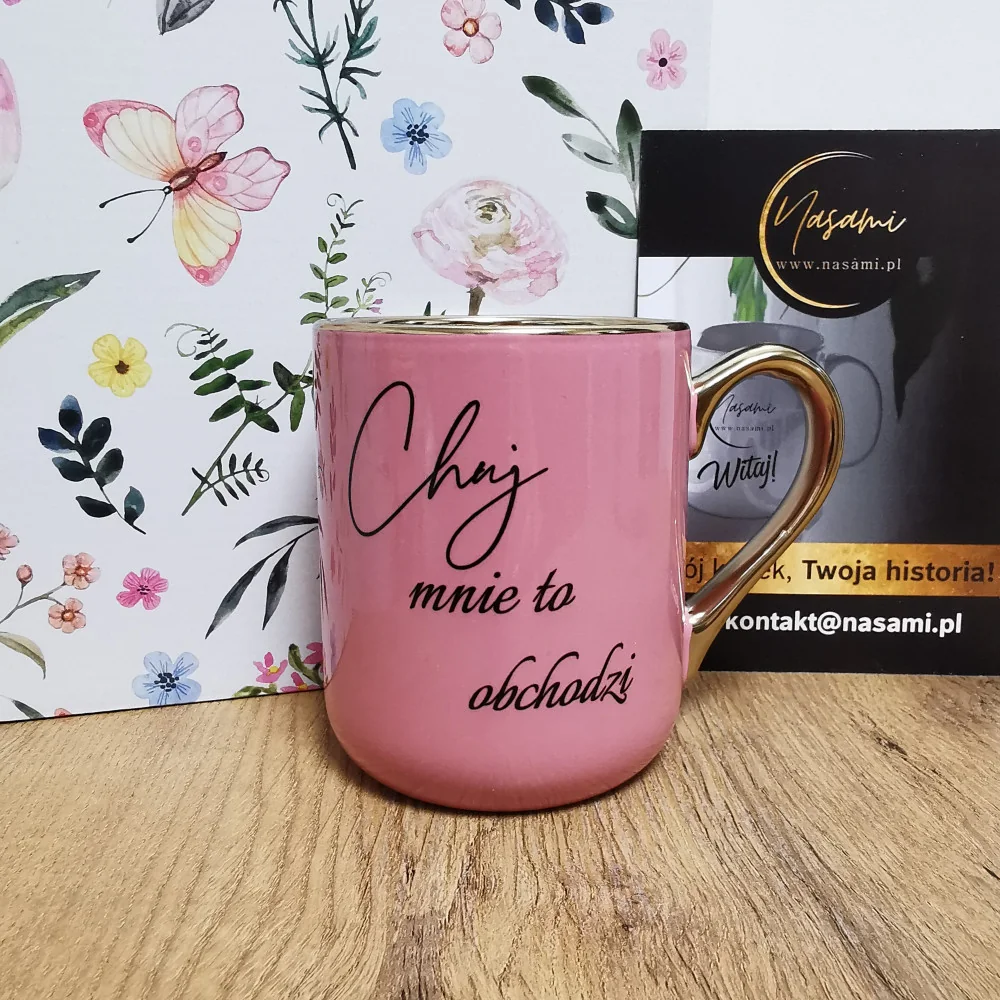 Kubek - Chuj mnie to obchodzi elegancki 330ml/400ml