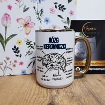Becher - Managergehirn 330ml mit Goldverzierung