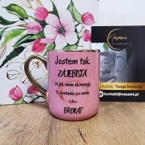 Edle Tasse "Ich bin so toll, dass, wenn sie mich einäschern, nur Glitzer von mir übrig bleibt" - 330 ml / 400 ml
